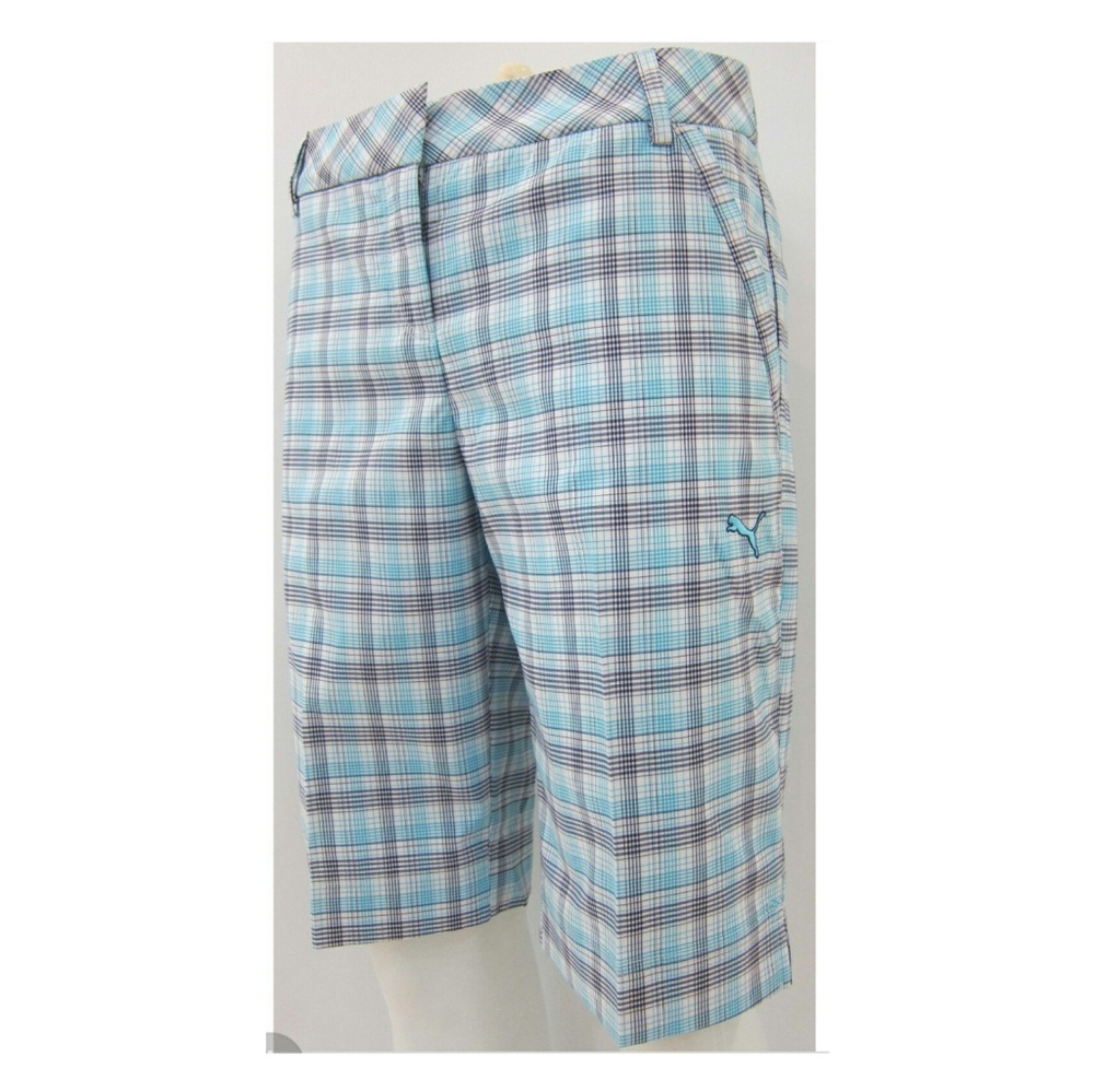 Puma Golf Plaid Tech Shorts